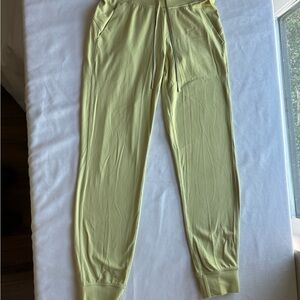 lululemon athletica Light Yellow Track Joggers